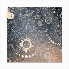 Galaxy Art Print 6 Canvas Print