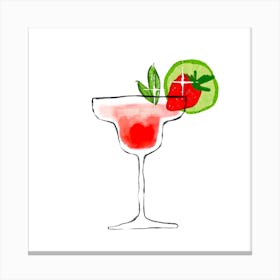 Strawberry Daquiri Canvas Print