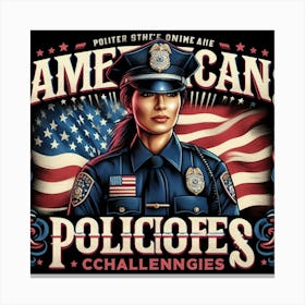American Police Challenge Canvas Print