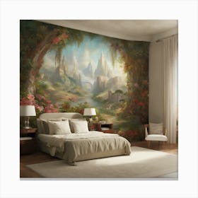 Fairytale Bedroom 1 Canvas Print