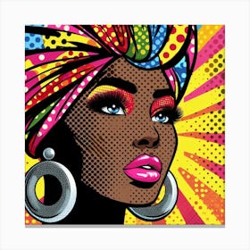 Adaeze Pop African Woman  Canvas Print