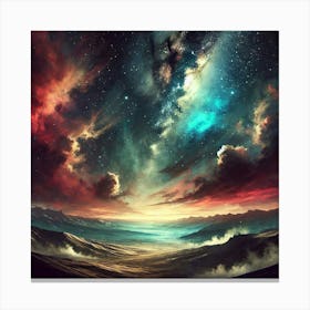 Galaxy Sky 1 Canvas Print