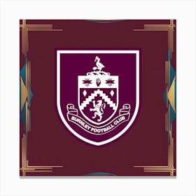 Burnley F.C Logo Wall Art 20 Canvas Print