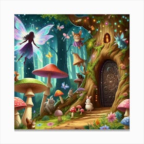 Fairy Forest 3 Canvas Print