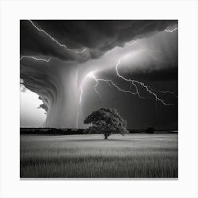 Lightning In The Sky 2 Canvas Print