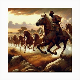 Horsemen Canvas Print