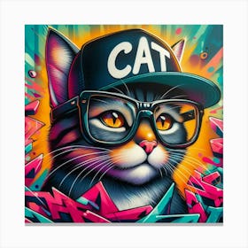 Cat In A Hat 2 Canvas Print