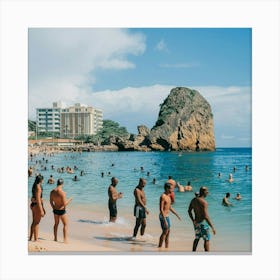 So Paulo Beach Canvas Print