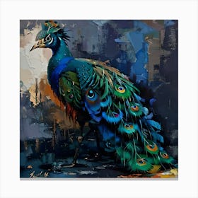 Peacock 4 Canvas Print