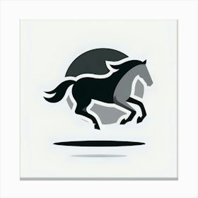 Horse Logo Canvas Print