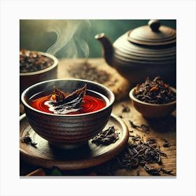 Sovereign Flame Pu Erh Tea Canvas Print