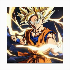 Dragon Ball Z Wallpaper 31 Canvas Print