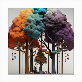 Tree In The Forest Canvas Print