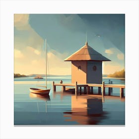 Sailor'S House Canvas Print