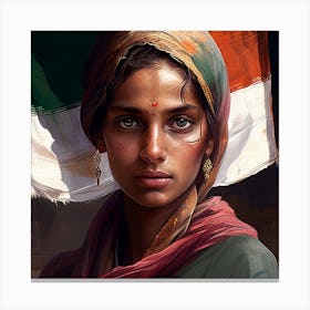 Indian Girl Canvas Print