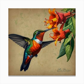 Hummingbird 54 Canvas Print