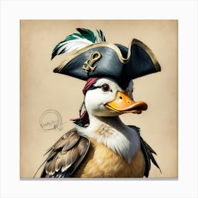 Pirate Duck 2 Canvas Print