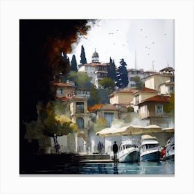 Watercolour Painting Canvas Print