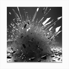 Shattered Glass 9 Canvas Print