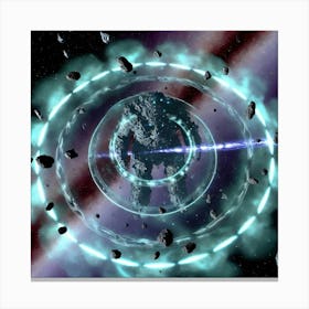 Galacton Meteor Shield Canvas Print