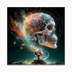 Psychedelic Skull 5 Canvas Print