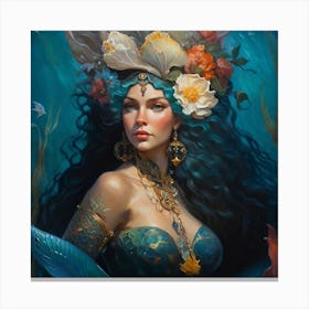 Mermaid 25 Canvas Print