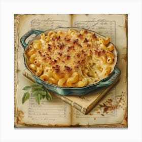 Macaroni And Cheese 1 Canvas Print