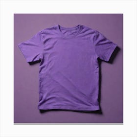 Purple T - Shirt 3 Canvas Print