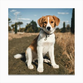 Dog Portrait Canvas Print