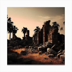 Ruins Of Cyprus Canvas Print