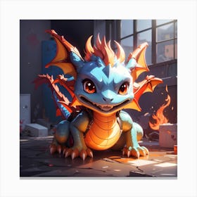 Sky Dragon Canvas Print