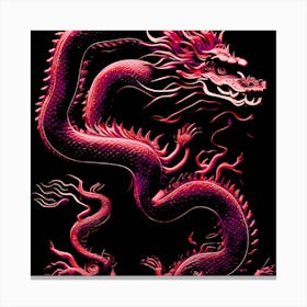 The Dragon Red Canvas Print
