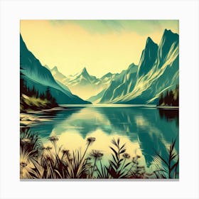 Calm Cascades 6 Canvas Print