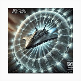 A High Tech, Sci Fi Scene Showing The Nautilus Ste 2 Canvas Print