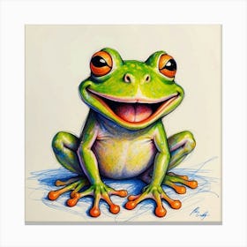 Frog! 20 Canvas Print