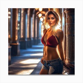 Sexy Woman 2 Canvas Print