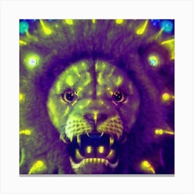 Lion Face Canvas Print