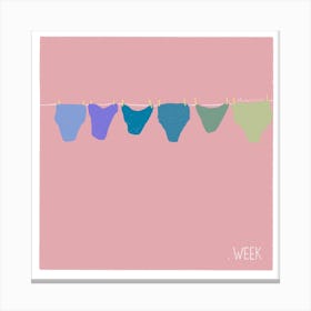 That period week Canvas Print