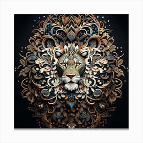 Lion Art 1 Canvas Print