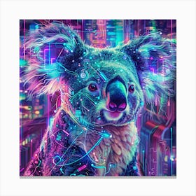 Koala In The City Canvas Print