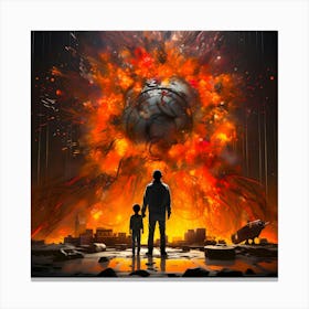  Now I am become Death, the destroyer of worlds’ Canvas Print
