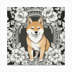 Shiba Inu 38 Canvas Print