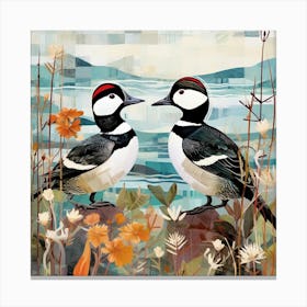 Bird In Nature Bufflehead 2 Canvas Print