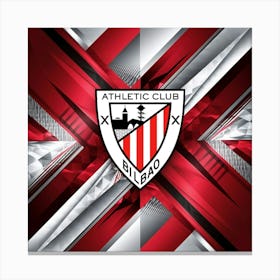 Athletic Club Bilbao Logo Wall Art 1 Canvas Print