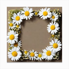 Daisy Frame Canvas Print