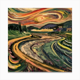 Sunset Symphony Canvas Print