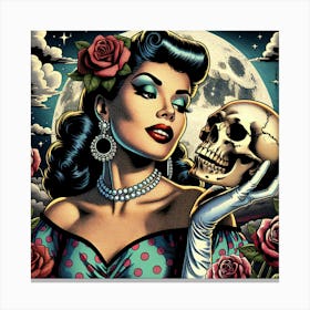 Pin-up #L20 Canvas Print