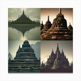 Borobudur Temple Canvas Print