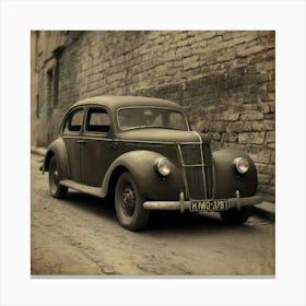 Old Car Canvas Print