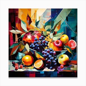 Fruit In A Bowl Canvas Print